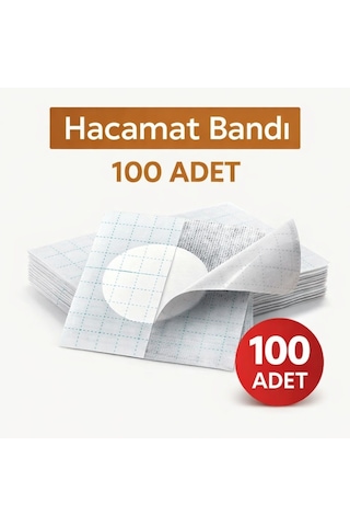 Hacamat Pedli Flaster Bandı 100'lü