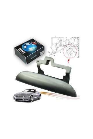 Bmw Z4 E85 2002-2009 Sağ Dış Kapı Kolu