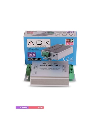 ACK RGB Sinyal Güçlendirici 12V 144W