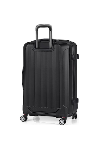 Polo&sky Spring Model Siyah Renk Orta Boy Valiz Bavul Siyah