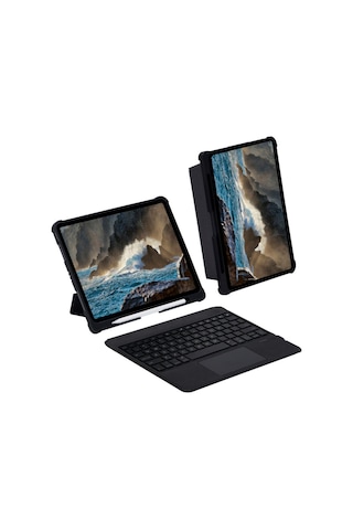 Northcity T5209d İnter Ledli Klavyeli Tablet Kılıfı - Siyah