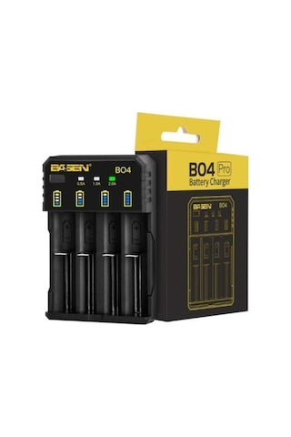 Basen Bo 4 Pro Li Ion / Ni Cd / Ni Mh Akıllı Pil Şarj Aleti