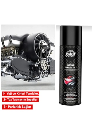 Selsil Oto Motor Temizleyici Sprey 500 Ml