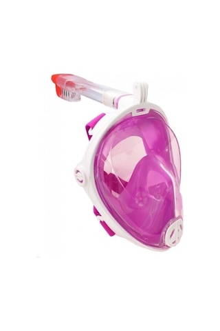 Trendooze Yüz Soleshopping Şnorkel Maskesi, Görüntü Full Face-tam Dalış 180 Cb Altın Çok Renkli