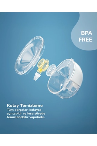 Babyjem Yeni Nesil Led Ekran Ultra Vakumlu Giyilebilir Göğüs & Süt Pompası