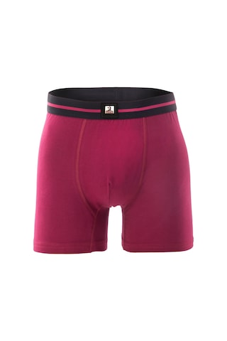 3 Lü Redzone Pamuk / Lycra Bordo Erkek Boxer