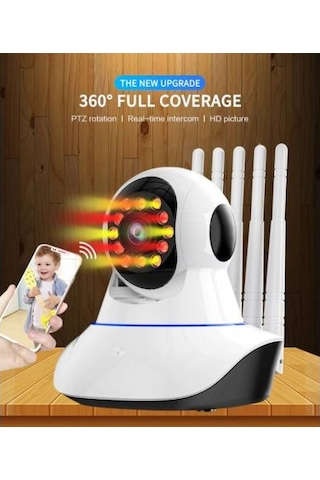 5 Antenli Angeleye Ks-516 Ip Güvenlik Kamerası Gece Görüşlü Hd
