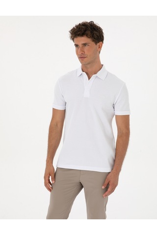 Pierre Cardin Erkek Beyaz Tişört Basic 50306154-vr013 Beyaz