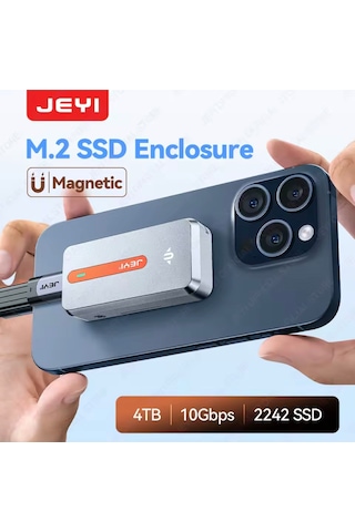 Jeyı 2242 M.2 Nvme Ssd Muhafaza Ku-tu-su Magsafeli 10gbps Süper H