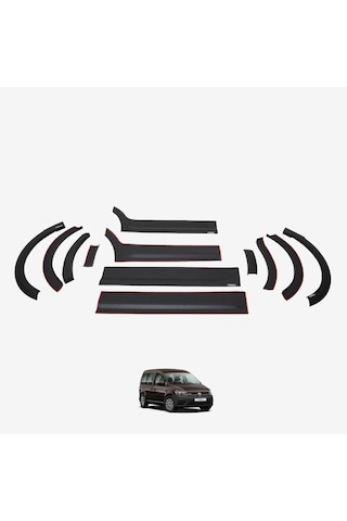 Volkswagen Caddy 2010-2015 Uyumlu Yedek Parça Dodik Set 12 Parça