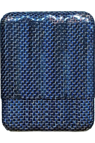Lubinski Titanium Karbonfiber Toscanello Puro Kılıfı Mavi 4lü