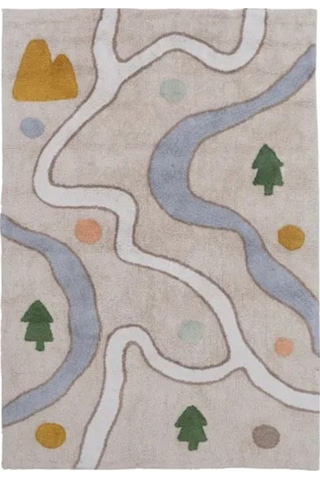 Furry Map Halı 120x180 Cm