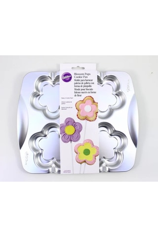 Kurabiye Kalıbı Papatya 4 Lü Set 28 24 Cm Gri