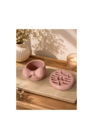 Takı Küpe Yüzük Ve Makyaj Seti Düzenleyici Pembe Pembe