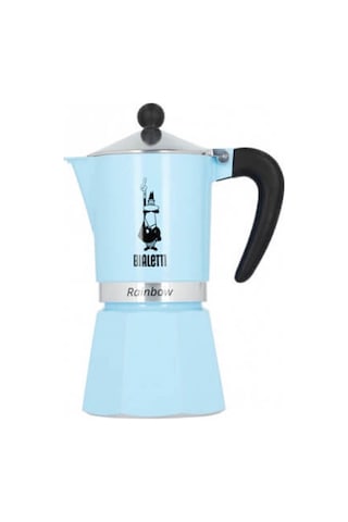 Bıalettı Raınbow 6 Fincan Mavi Moka Pot Bıalettı Raınbow 6 Fincan Mavi Moka Pot