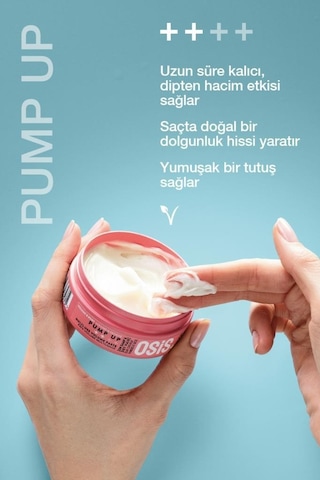 Osis+ Pump Up Orta Tutuşlu Çok Amaçlı Hacim Wax 85 ML