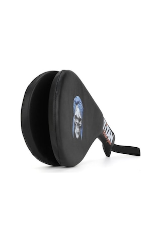 Titan Sport Taekwondo, Kick Boks Ve Muay Thai Kurukafa Desenli Siyah Raket Ellik