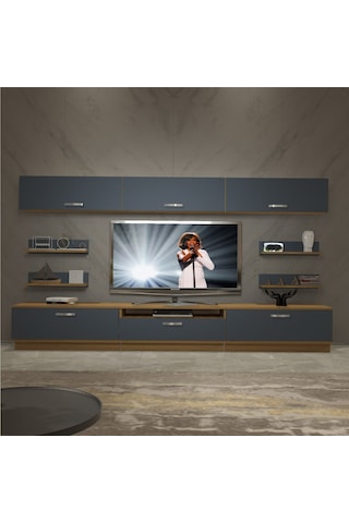 Decoraktiv Trendstyle 8y Mdf Tv Ünitesi Tv Sehpası Pera - Antrasit