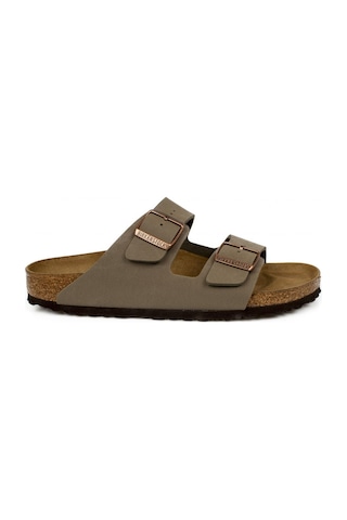 Birkenstock Arizona Bs Gri Çift Toka Erkek Terlik Gri