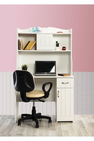 Setaymobilya Bilgisayar Masası, Mdf Kapaklı Masa, Su Üniteli Çalışma Masası