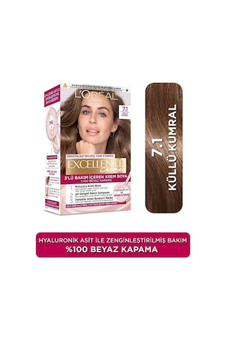 Excellence Creme Saç Boyası 7.1 Kumral Küllü