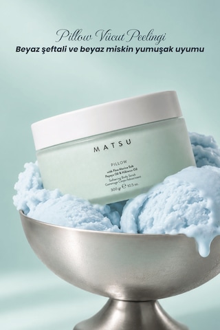 Pillow Yumuşatıcı Beyaz Misk & Pudramsı Vücut Peelingi 300 Gr
