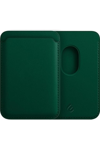 Nettech Nt-cw01 Telefon Mıknatıslı Deri Kartlık Cüzdan - Yeşil