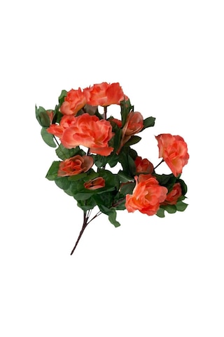 Yapay Çiçek Somon Açelya Demeti 7 Dallı 33x20Cm