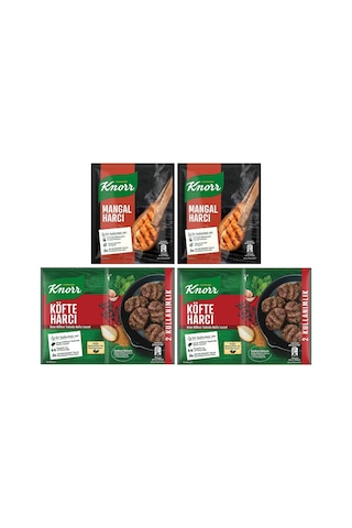 Knorr Mangal Harcı 37g X2 + Knorr Köfte Harcı 82g X2