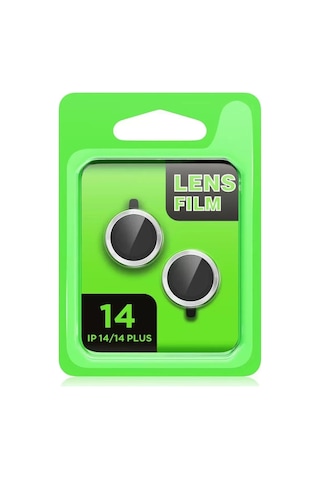 Newface Apple iPhone Uyumlu 14 Raze Metal Kamera Lens - Mavi