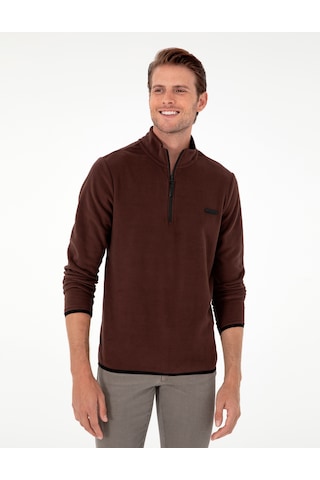 Pierre Cardin Erkek Kahverengi Sweatshirt 50298973-vr029 Kahverengi