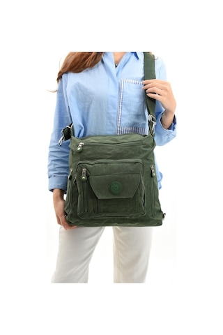 Ultra Hafif Hem Sırt Hem Omuz Kadın Çantası Yeşil Model: 571-5b - Yeşil