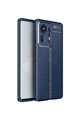 Xiaomi Mi Mix 4 Kılıf Zore Niss Deri Desenli Silikon Kılıf