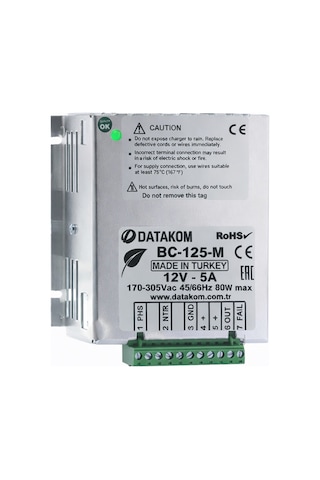Datakom Bc 125m Akıllı Akü Şarj Cihazı