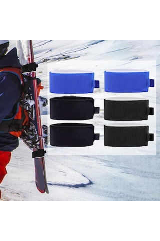 Homyl 6x Kayak Kayışı Taşınabilir Tahtası Bağları Eva Siyah Ve Mavi