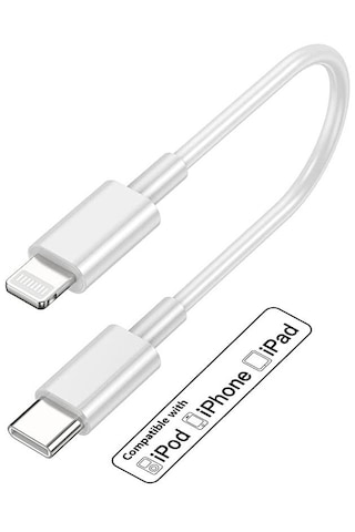 4725 Lightning To Usb Type C 20w Hızlı Şarj İphone Data Kablosu 0.25m