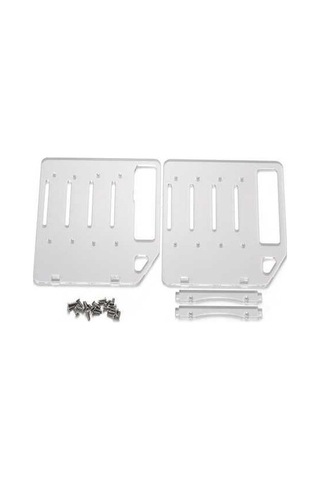 Besthome1 4 Katlı Akrilik Raf - 4-10 Konumlu, Hızlı Kuruş, Soğutucu, Daha Sabit Transparan