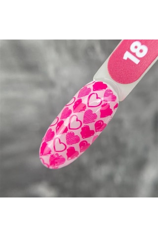Stamping Oje "tramp Stamp" 18 Pembe 8 Ml