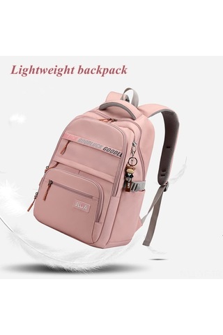 Yifomall Kadınlar İçin Hafif Nylon Sırt Çantası, Özel Tasarım Askılar, Çift Taraflı Cepli, Organize Bölmeli, Okul Ve Günlük Kullanıma Uygun Mavi Rengi Çok Renkli