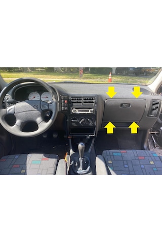 Vw Polo Hatchback Torpido Kapağı 6n1 1995-1999 Siyah