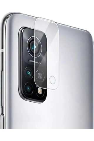Xiaomi Mi 10t Pro Tempered Cam Kamera Koruyucu- 5775 Şeffaf