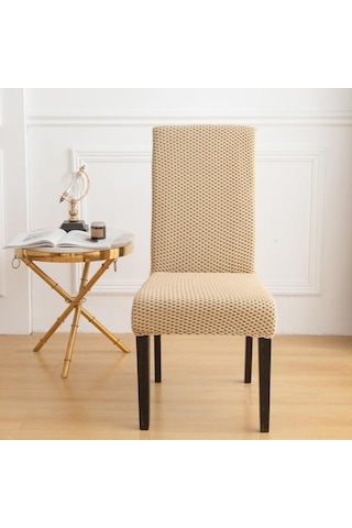 Haki Spandex Jakarlı Sandalye Düz Renk Streç Mobilya Koruyucu Slipcovers Yemek Odası Düğün Için Çıkarılabilir Sandalye Kapakları