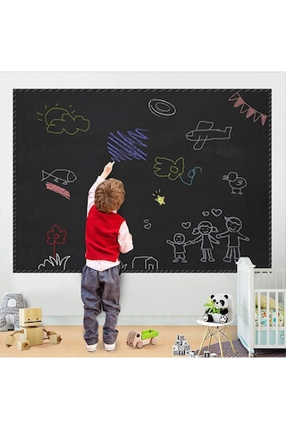 Roco Paper Çıkarılabilir Kara Tahta Blackboard Sticker Duvar Çıka