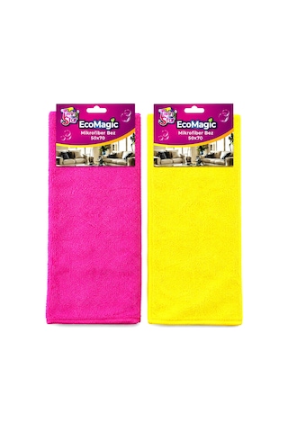 20 Adet Ecomagıc 50x70 Mikrofiber Temizlik Bez Eko 5671 Hemengoxgoitl Belirtilmemiş