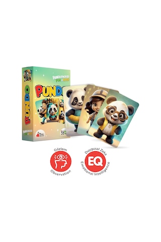 Playever Pundo Duygusal Zekayı Geliştiren Kart Oyunu 3 - 5 Yaş