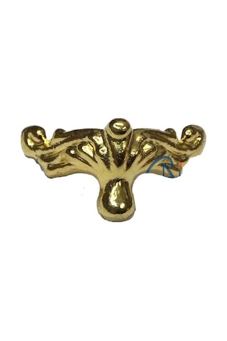 Köşe Etekli Sandık Ayağı, Kutu Ayak 1,5 Cm - Sarı Belirtilmemis