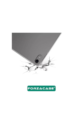 Forzacase Apple Uyumlu iPad Air 13 2025 13 İnch İle Anti Shock Silikon Kılıf Şeffaf - Fc014 Arka Kapak