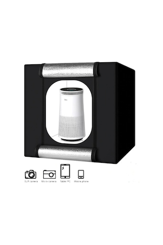 Deyatech 60 x 60 CM Katlanabilir Ledli Pro Ürün Çekim Çadırı