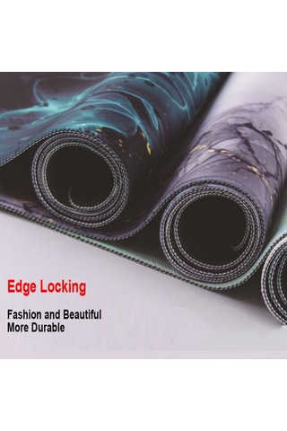 Mermer Dokulu Mouse Pad Klavye Matı Mor 300x600x2mm Mor