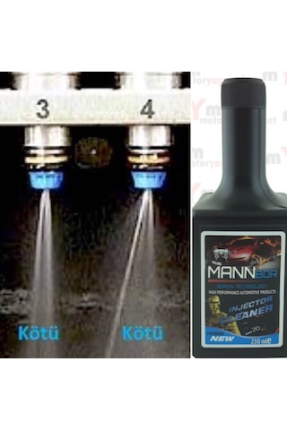 Mannbor İçerikli Enjektör Pompa Temizleyici 250Ml 3Lü